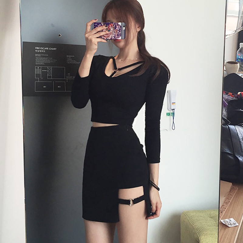 Title 3, Spring Summer Women Sexy Ring Irregular Skirt H...